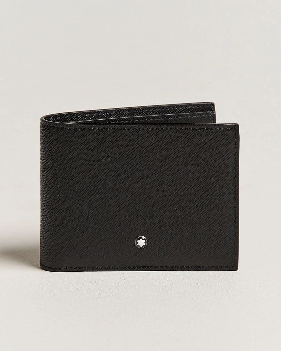 Montblanc Sartorial Wallet 6cc with 2 View Pockets Black