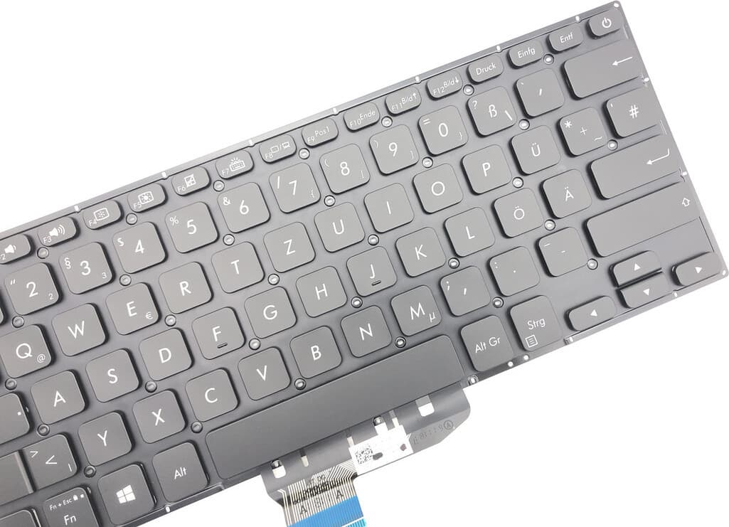 T-ProTek Toetsenbord zwart compatibel met Asus VivoBook S14 S430FA-EB101T