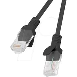 LBG 610CC0150BK - Patchkabel RJ45 Cat.6 UTP 1,5 m schwarz