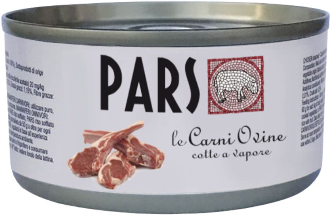 Pars Carni Ovine Pezzetti 85 g per Cani e Gatti