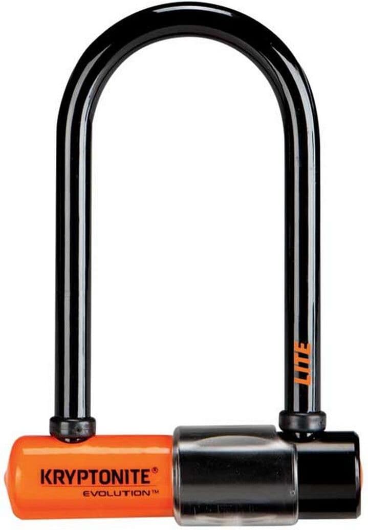 Bügelschloss KRYPTONITE "Evolution LITE Mini-6", schwarz, SicherheitsschlösserL:17,8cm, Bügelschloss, L:17,8cm schwarz Einheitsgröße