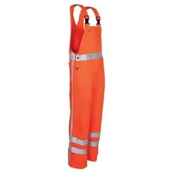 Warnschutz Latzhose "2484" High Visibility orange - 52 - Orange