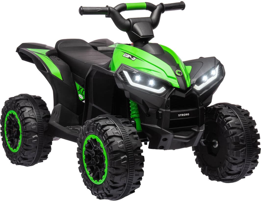 Borough Wharf HOMCOM 12V Electric Quad Bike for Kids, Ride-On Car ATV Toy, Music Green