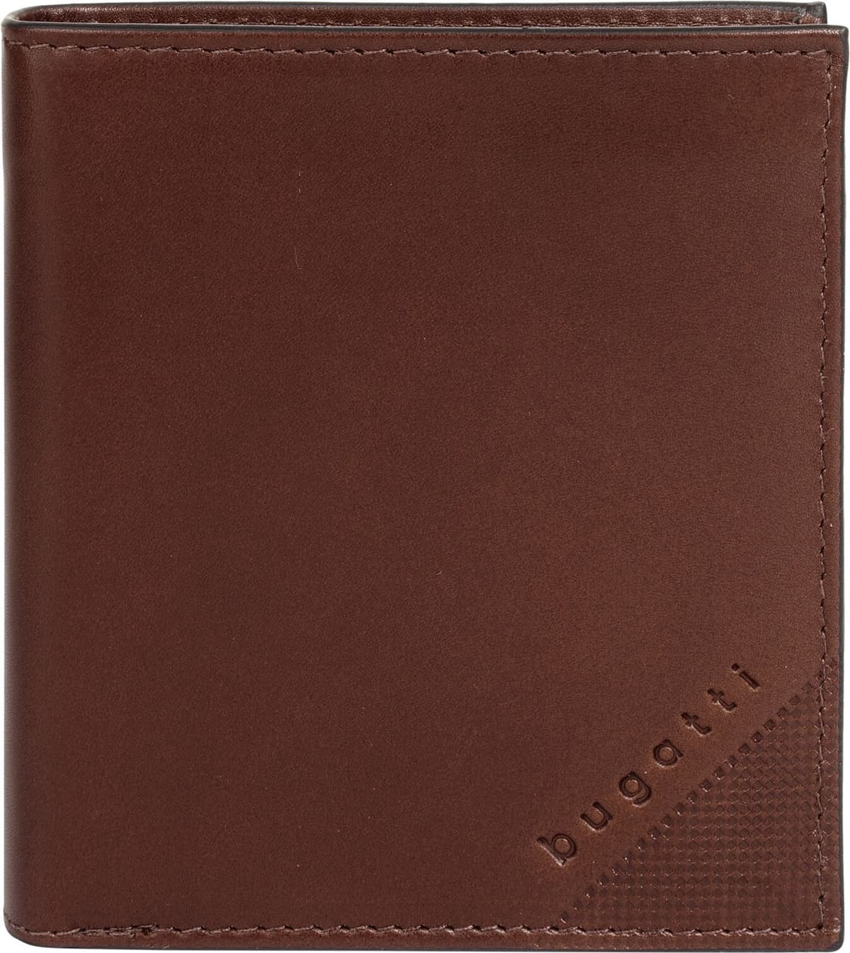 Geldbörse BUGATTI "BUGATTI Herren NOBILE echt Leder", Herren, braun (cognac), Leder, leicht glänzend, unifarben, Kleinlederwaren Geldbörse, echt Leder cognac Einheitsgröße