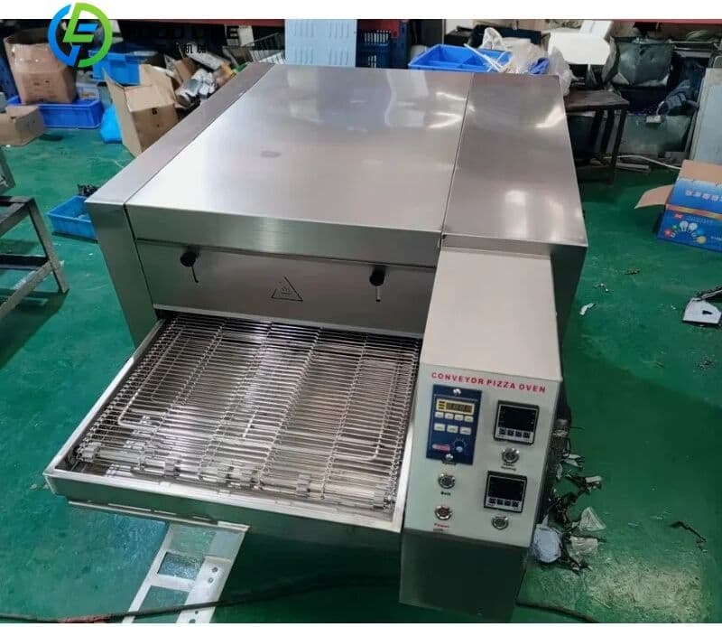 NONE custom 32 inch electric pizza conveyor oven commercial belt‑type durable baking structure for catering food shop business buyers