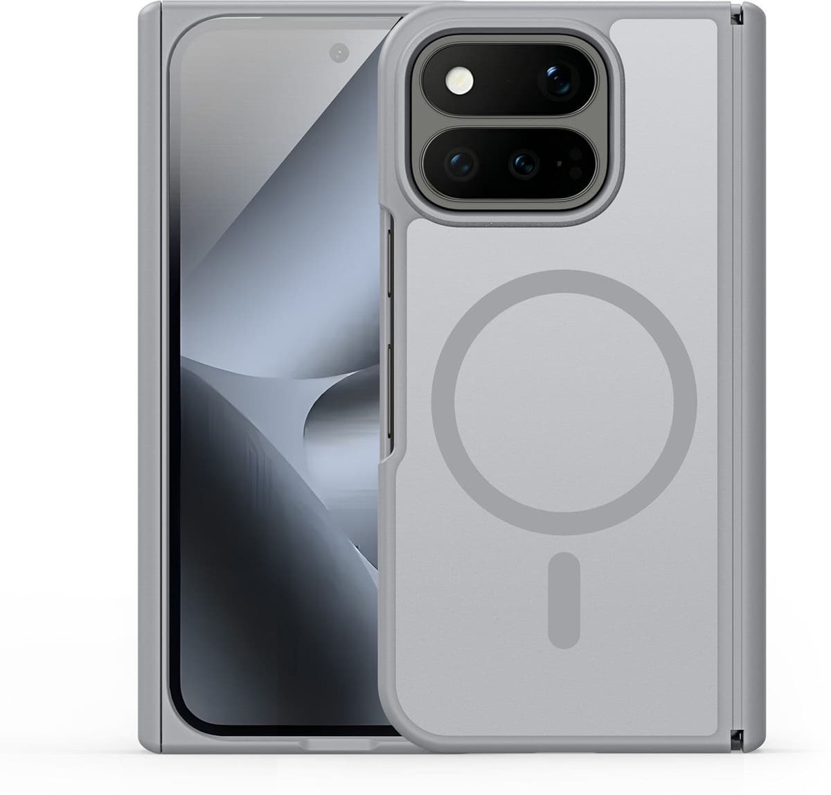 Google Pixel 11 Pro Fold DUX DUCIS Mat Hybrid Mobilcover - MagSafe Kompatibel - Grå