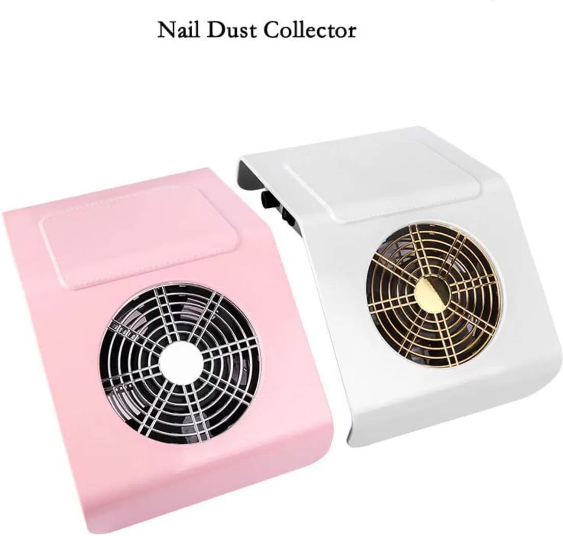 INF Aspirateur de Poussière d'Ongles 40W - Norme Européenne: Aspiration Puissante, Faible Bruit, Design Confortable Rose