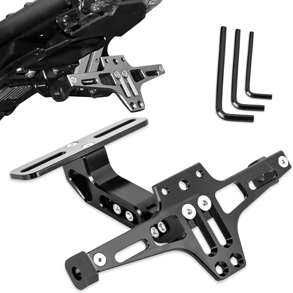 NONE For Yamaha YZF R1 R3 R6 R125 R25 TTR RSZ CBR600 YZF600 MT 03 25 Motorcycle Rear License Plate Mount Holder and Turn Signal Light