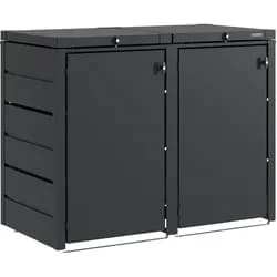 Hörmann Juno Mülltonnenbox Modern, Anthrazitgrau