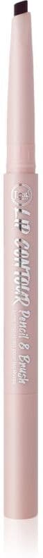 J.Cat Beauty Lip Contour contour lip pencil with brush shade Berry Deep Plum 0.22 g