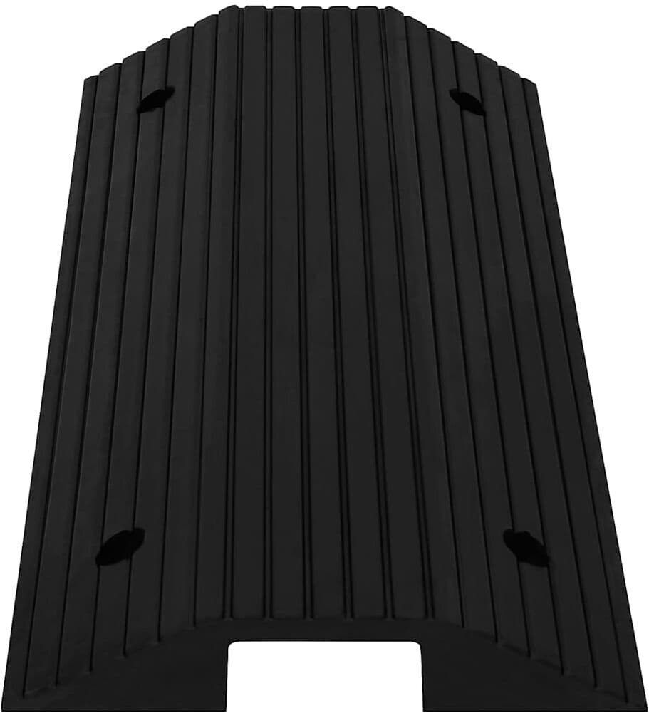 vidaXL Rampes de seuil de pont 2 pcs 80x40x8 cm Caoutchouc