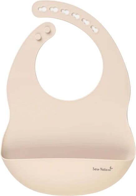 Saro Babete de Silicone Areia