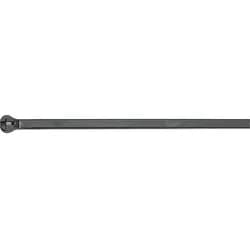 UV-Stahlnasenkabelbinder Ty-Rap 356x2,4mm, Farbe: Schwarz 100 Stück ABB