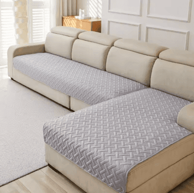 Inspire Picks Waterproof Sofa Cover Pet Couch Protector Scratch Proof Washable Slipcover light Gray 110x240cm 43x94in