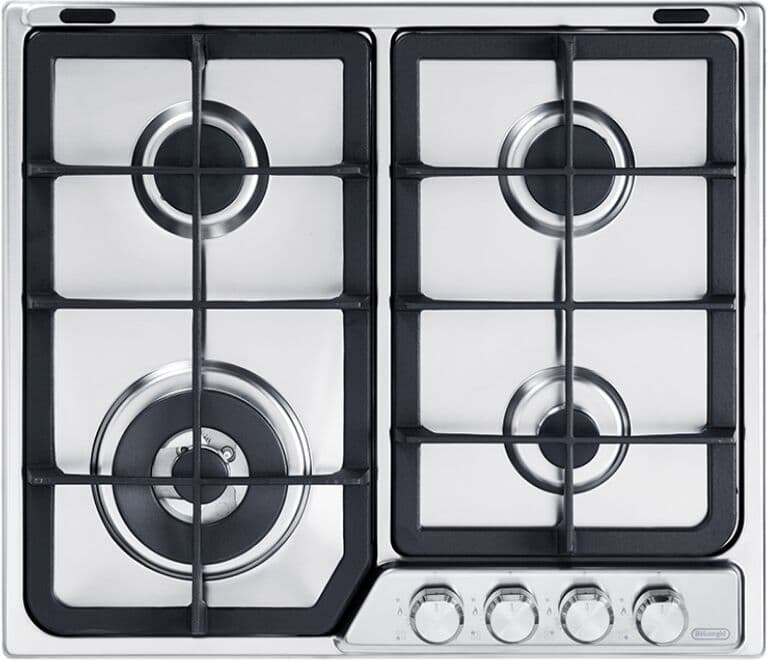 DeLonghi PFI46GH PIANO COTTURA 60 CM 3F+1 TRIPLA CORONA FRONT INOX Efficienza e Design in Cucina