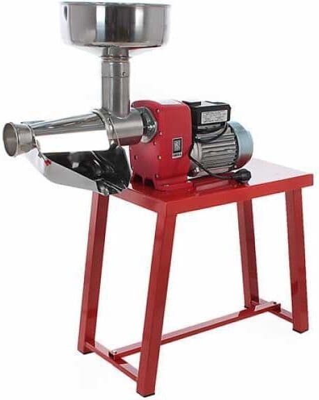New O.M.R.A. OM-2812-EE - Passapomodoro con banco - Motore elettrico 1200W - 220V