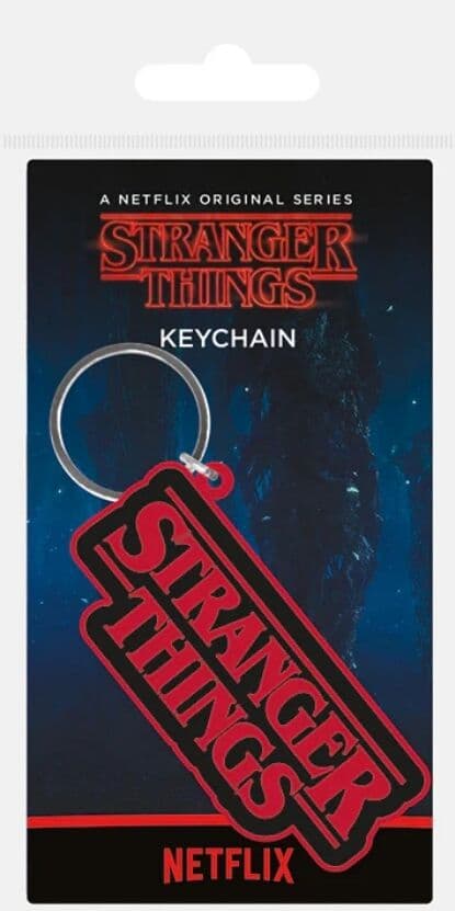 PyramidInternational Pyramid Stranger Things (Logo) PVC Kulcstartó Ajándéktárgyak