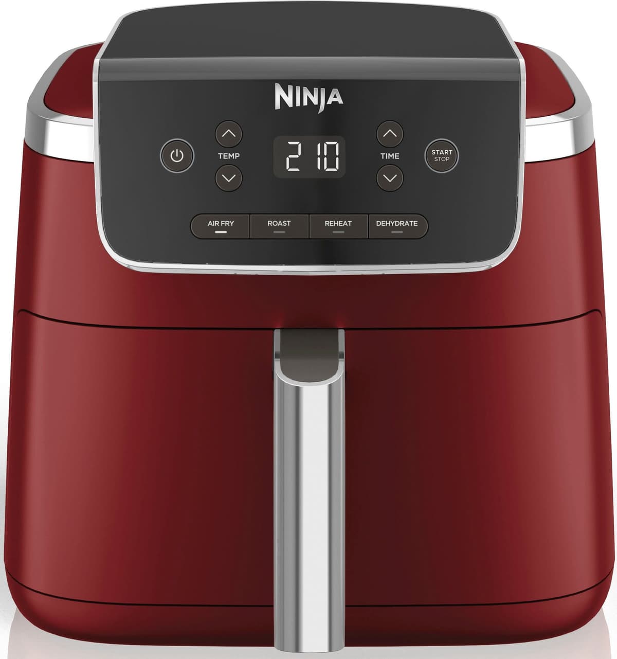 NINJA Heißluftfritteuse "AF140EUCM Ninja Heißluftfritteuse PRO 4,7 L", rot, B:28,5cm H:26,5cm T:36cm, Fritteusen, Heißluftfritteuse