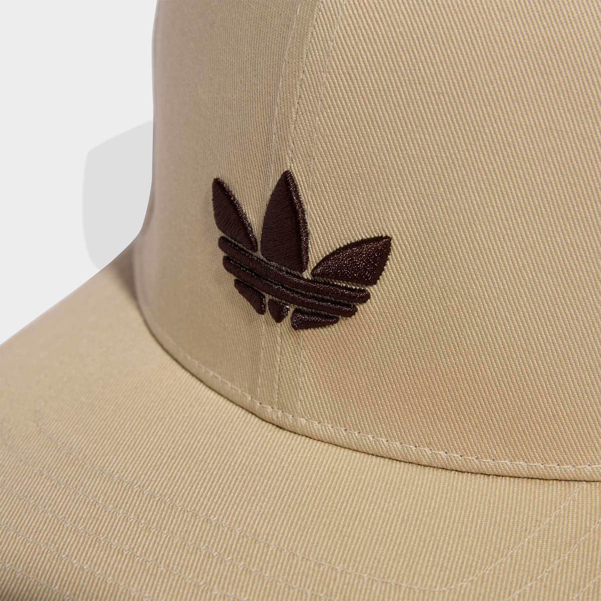 Baseball Cap ADIDAS ORIGINALS "ADICOLOR SNAPBACK", beige (stone khaki), Obermaterial: 100% Baumwolle, Caps Baseball Cap, für Erwachsene, mit Druckknopfverschluss stone khaki Einheitsgröße