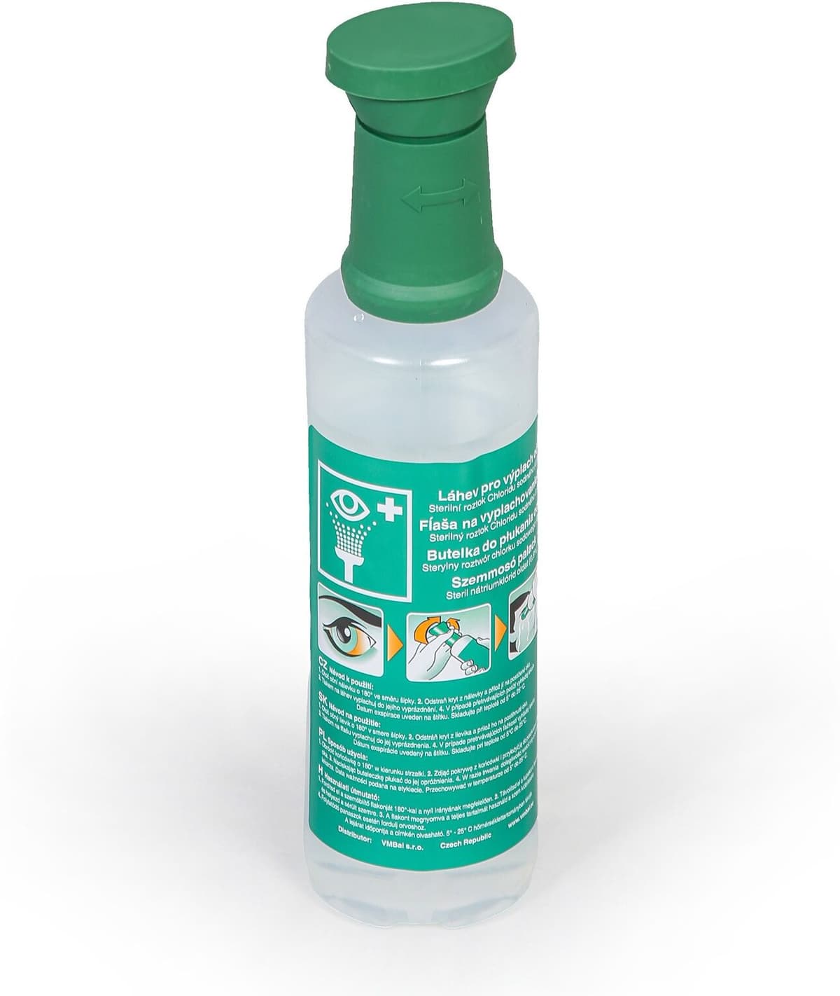 B2B Partner Náhradná náplň pre očnú sprchu, 0,5 l