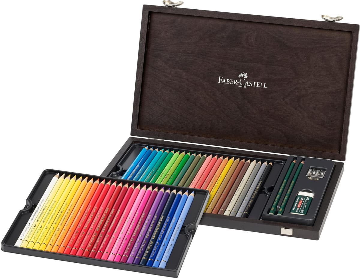 Buntstift FABER-CASTELL "Farbst", bunt (mehrfarbig), Stifte, Buntstift mehrfarbig Einheitsgröße