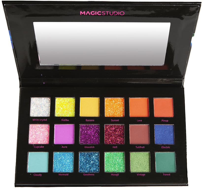 Magic Studio Paleta de sombras Flash Neon 1 unidade