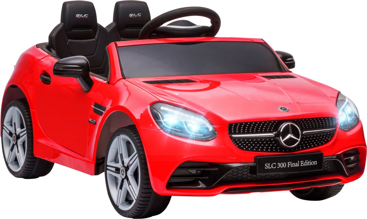Altro Macchina Elettrica Per Bambini Licenza Mercedes Slc 300 Con Telecomando, In Pp E Metallo, 107x62.5x44 Cm, Rosso