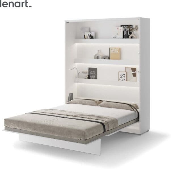 Półkotapczan Lenart Bed Concept Bc-12 Pionowy 160 Biały