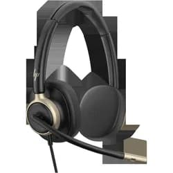 HP Poly Mission 8xx (Kabelgebunden, USB-A, USB-C, Microsoft Teams), Office Headset, Schwarz