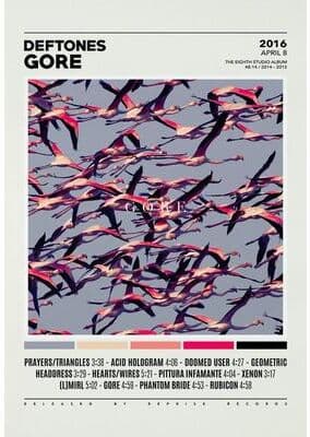 Uplift Picks Deftones Album Cover Canvas Poster Music Wall Art Print 02 50x70 Cm
