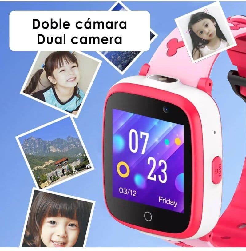 Smartwatch Infantil Dam S6 Rosa 1,5x4,5x5 Niña