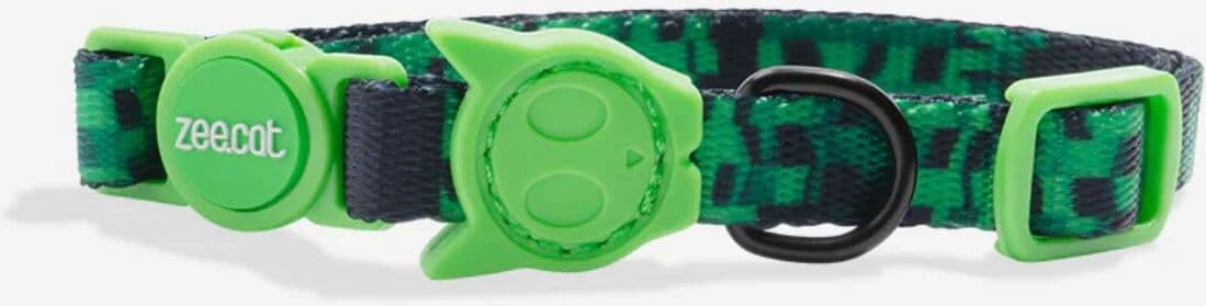 Zee.Dog Collare Regolabile per Cani Error #410 Linea Glitch S 31-43x1,5cm