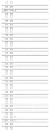 Zehnder Yucca Asym Design-Heizkörper ZY300348DD00000 YA-130-050, 1304 x 478 mm, schwarz Quartz, einlagig