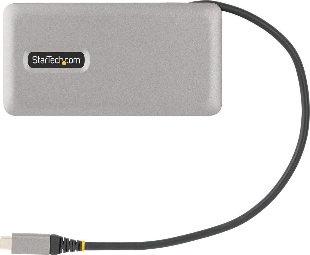 StarTech.com USB-C multiport adapter DKT31CVHPD3 met HDMI, VGA, 3-poorts USB-hub, 100W Power Delivery, GbE en 30 cm kabel