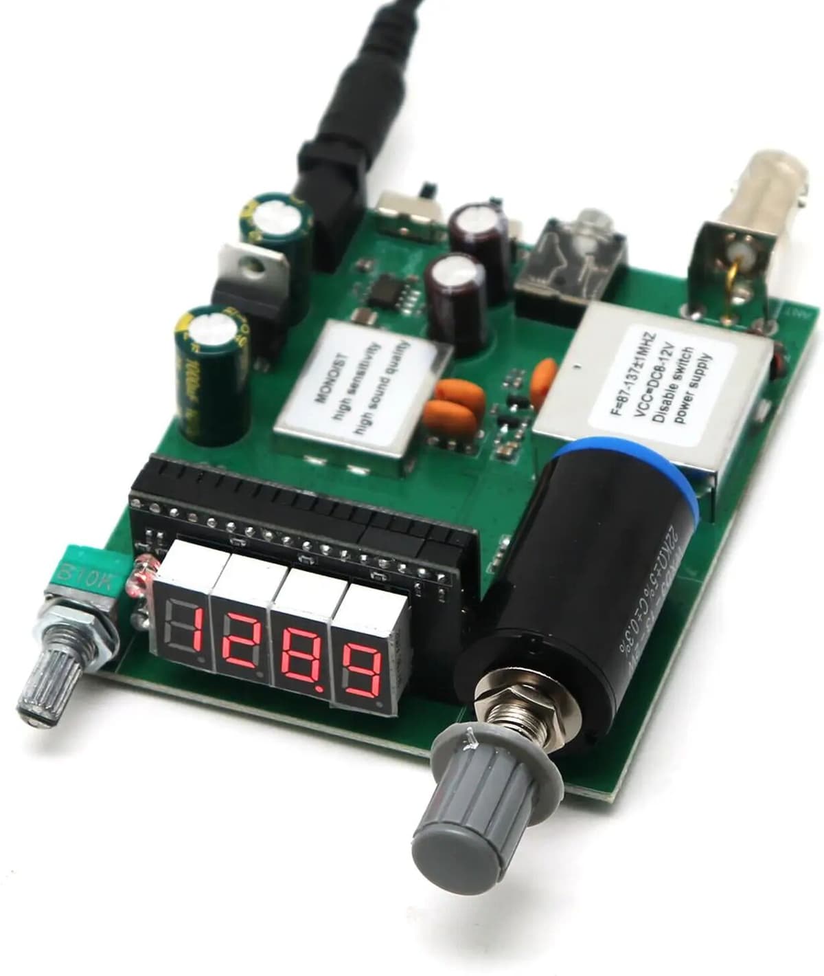 Dykbcells 87-138MHz Air Band Radio Receiver AM FM Aviation VHF Scanner W RF Digital Frequency Display For Aircraft Tower Communication