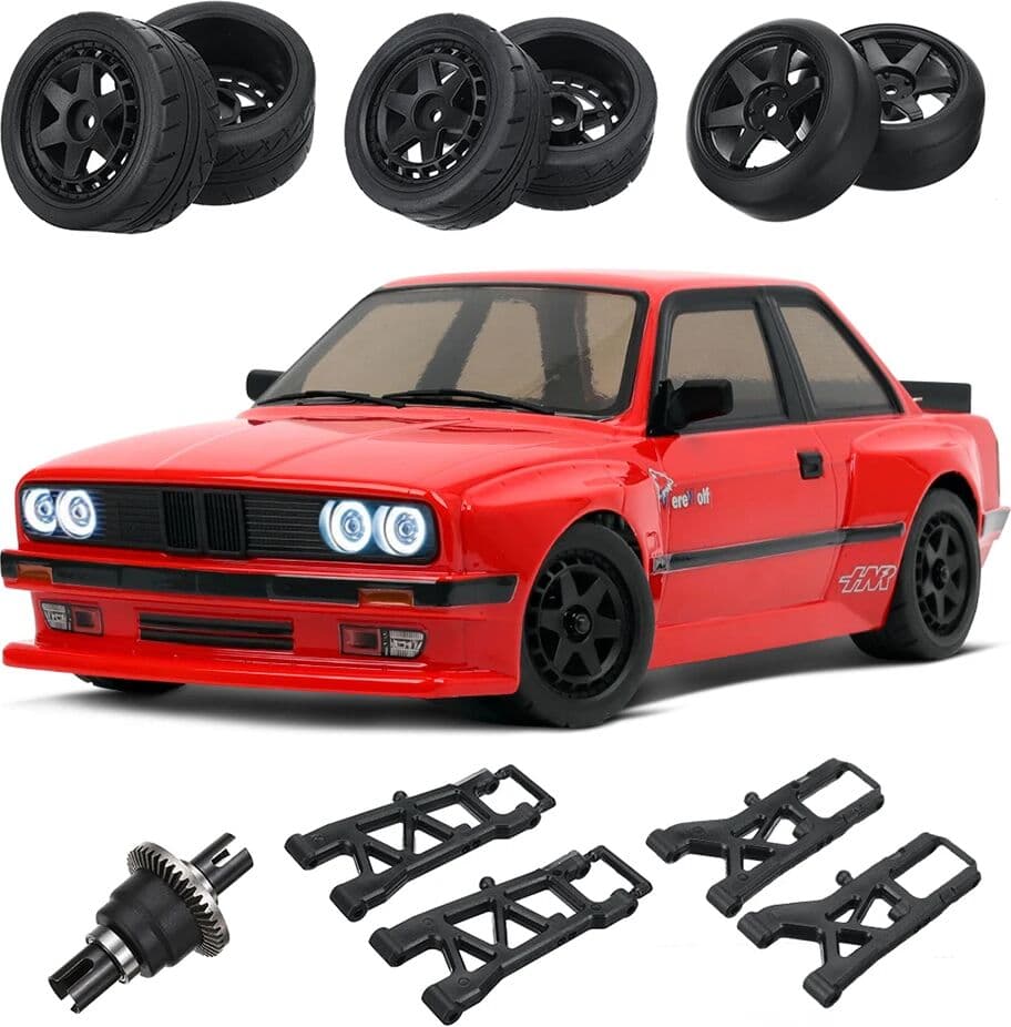 NONE HNR H9803 Werewolf 1/10 RC Car Parts Differential Assembly Front Rear Drift Tires Wheels Front Rear Suspension Lower Arm Parts