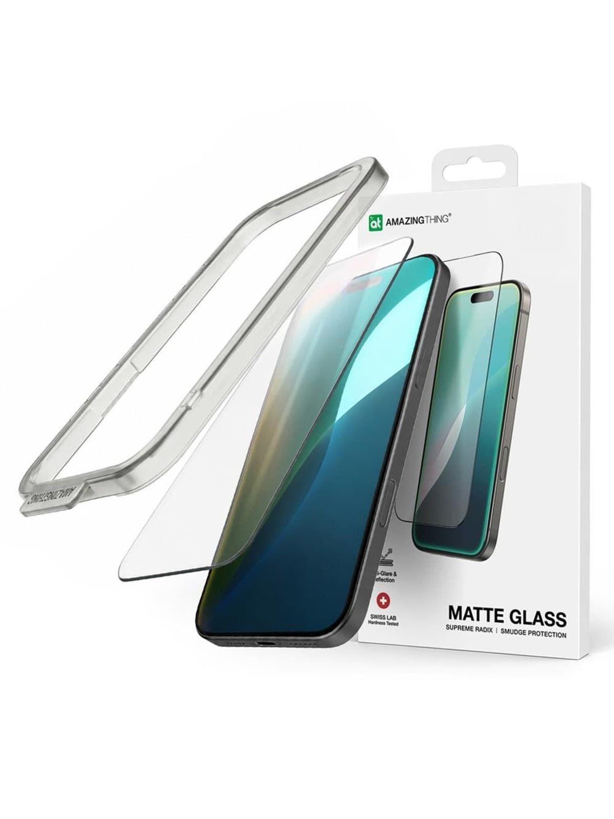 AmazingThing Radix Matte Tempered Glass for iPhone 17