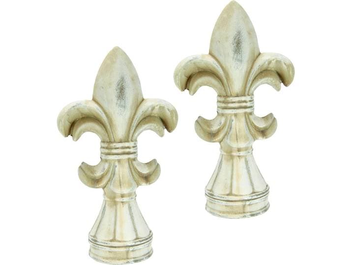 Dekofigur I.GE.A., beige (natur), Keramik, Dekofiguren, Dekofigur, Französische Lilie (2er Set)
