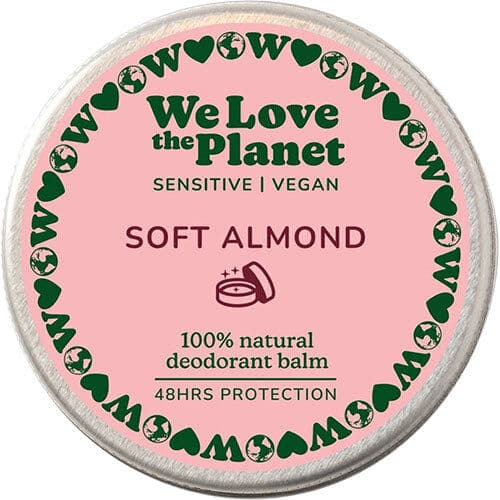 We Love The Planet Deodorant Balm   Soft Almond Sensitive
