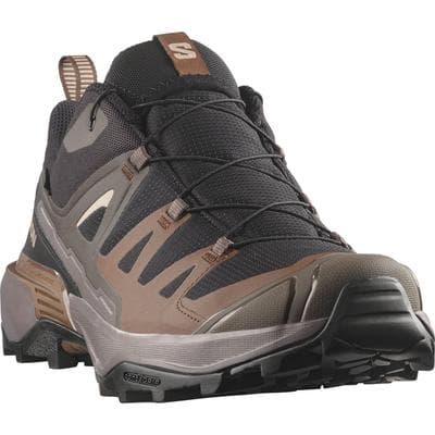 Wanderschuh SALOMON "X ULTRA 360 GORE-TEX", Herren, Gr. 48, braun (schwarz, schwarz gull gray, schwarz earth), Synthetik, Textil, Schuhe Wanderschuh, wasserdicht dank Gore-Tex Membrane