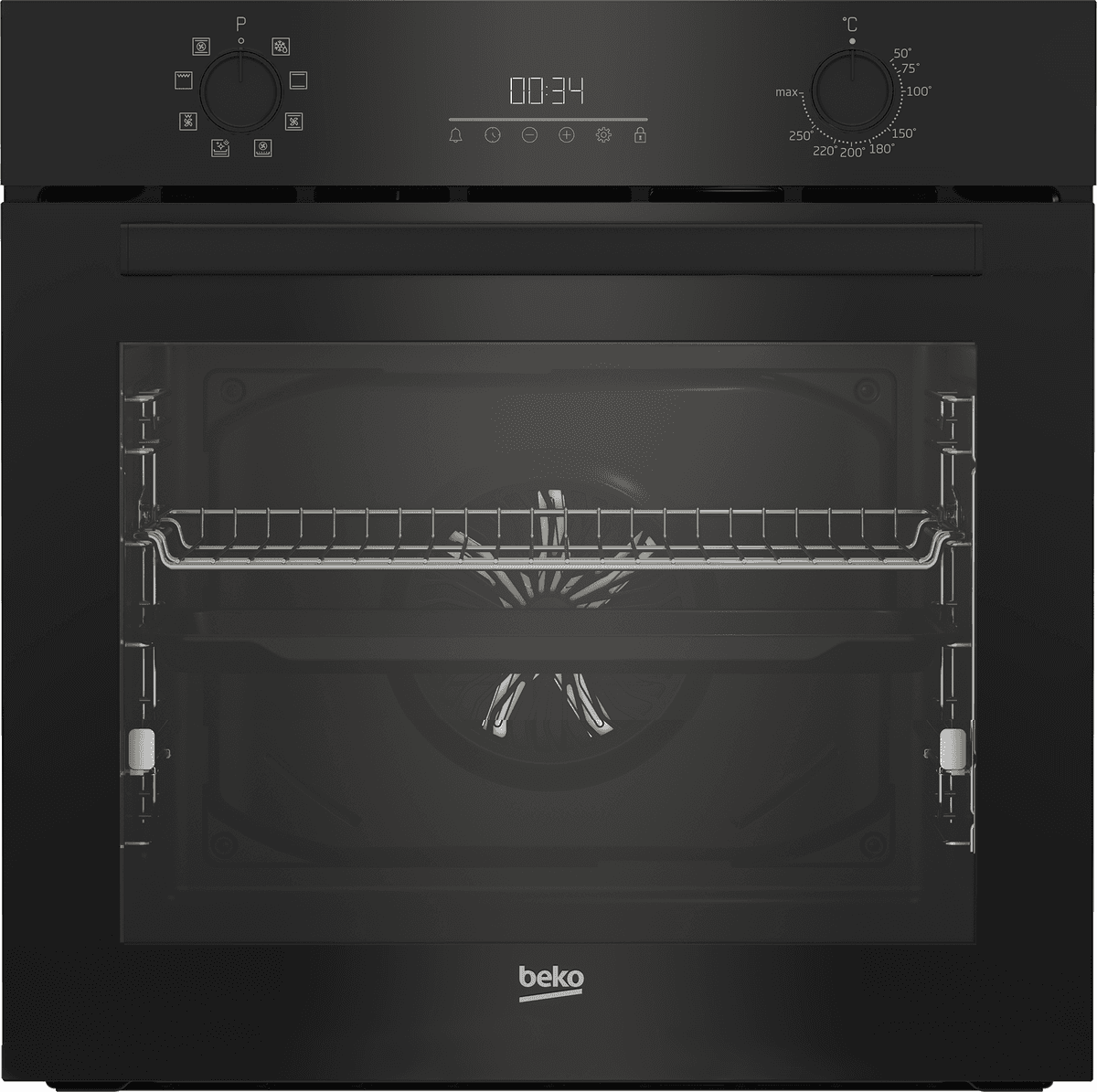 Beko Backofen-Set "BBSM11340B", Energieeffizienz: A, schwarz, Herdsets, Gleichmäßige Heißluft für perfekte Ergebnisse dank Aeroperfect, Backofen-Set