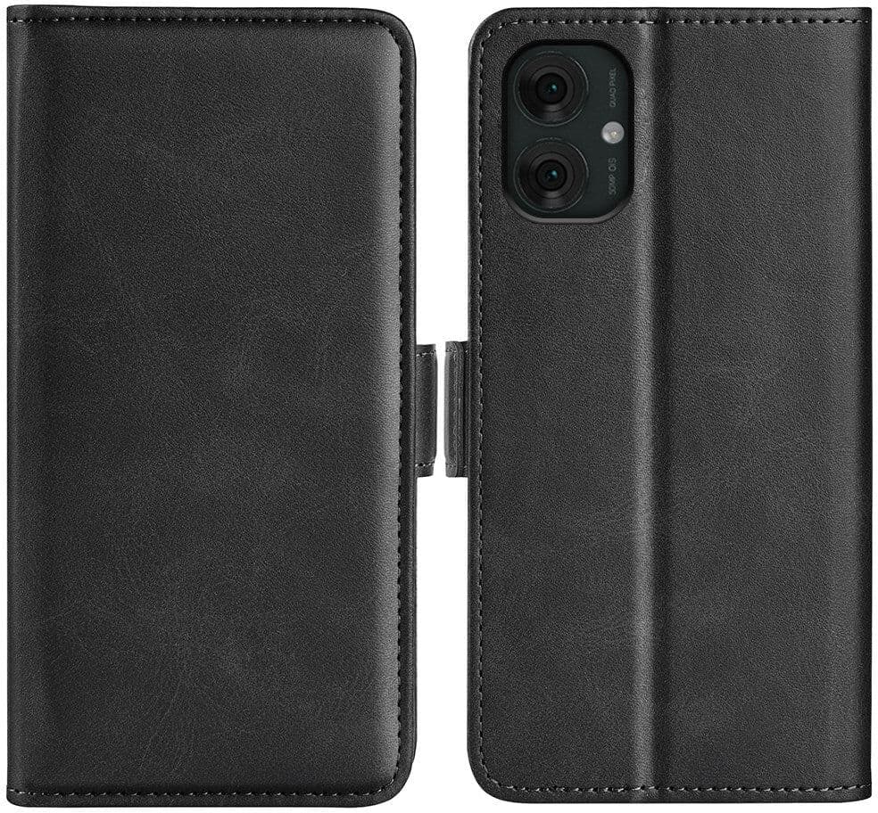 EIDERWOOD Motorola Moto G55 Wallet Flip Læder Cover m. Pung - Sort