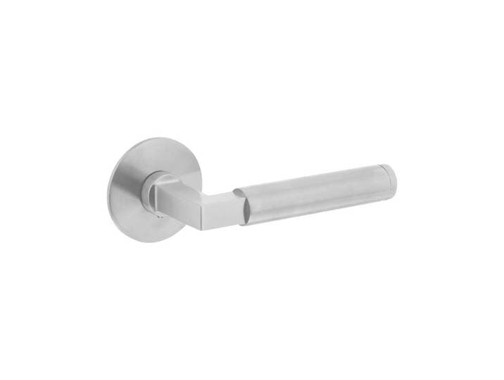 Deurklink Bau-Stil rond magneet rozet RVS Intersteel - 0035.183902