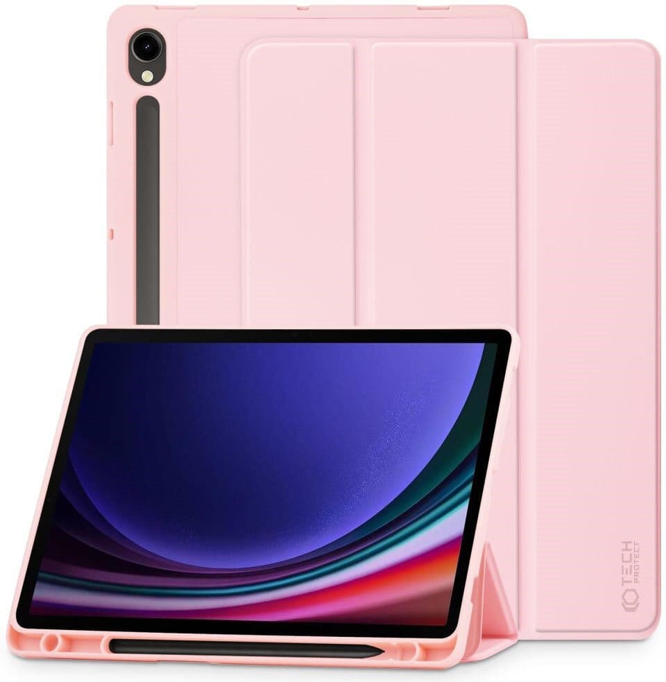 Samsung Galaxy Tab S10 FE / S9 FE Tech-Protect SC Tri-fold Deksel - Rosa
