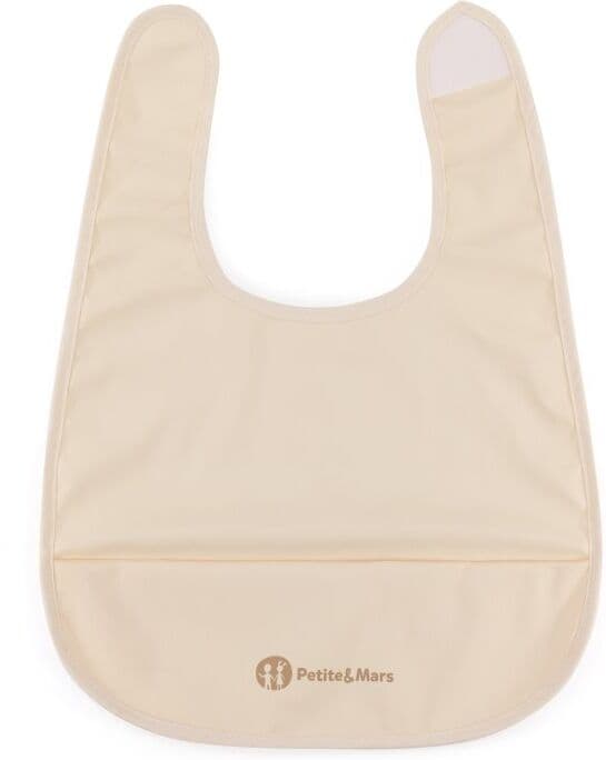 Petite&Mars PU Nate 6m+ σαλιάρα Desert Sand 1 τμχ