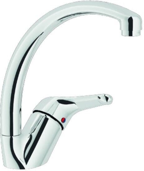 Nobili Miscelatore Monocomando Lavello Orientabile Cromo Serie Hera  Cod. He24113cr