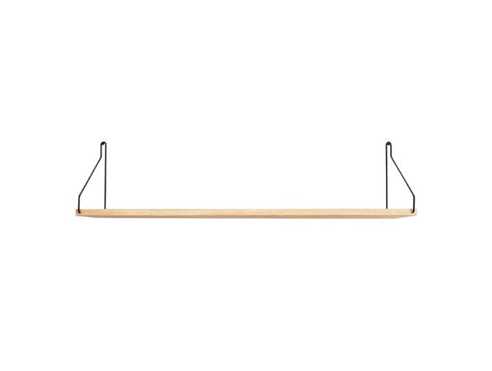 Frama - Shelf Regal 80 x 20 cm, Eiche / schwarz