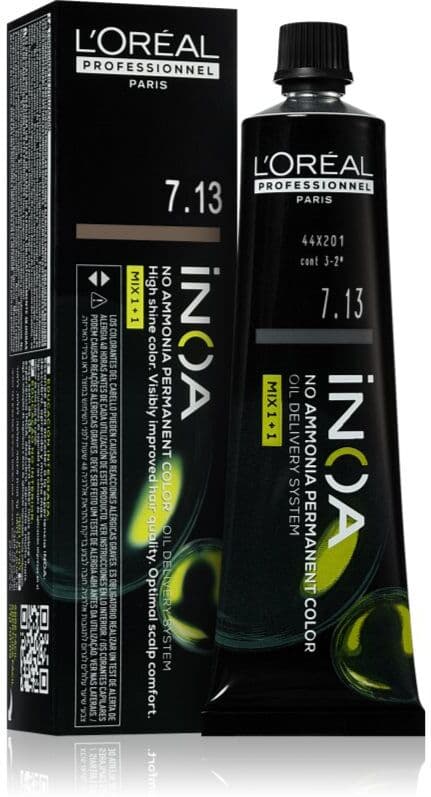L’Oréal Professionnel Inoa Permanent hårfarve Ammoniakfri Skygge 7.13 60 ml