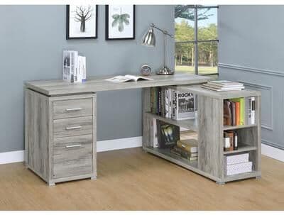 Coaster Yvette 60-inch 3-drawer L-Shape Computer Desk