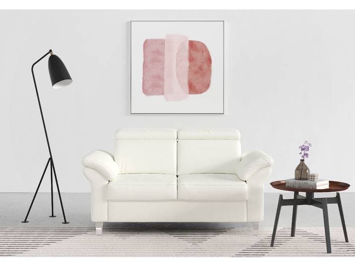 2-Sitzer SIT & MORE Arngast , weiß (reinweiß), B:156cm H:84cm T:93cm, Sofas, 2-Sitzer, inklusive Federkern und Kopfteilverstellung